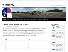 Tablet Screenshot of ncrockets.org